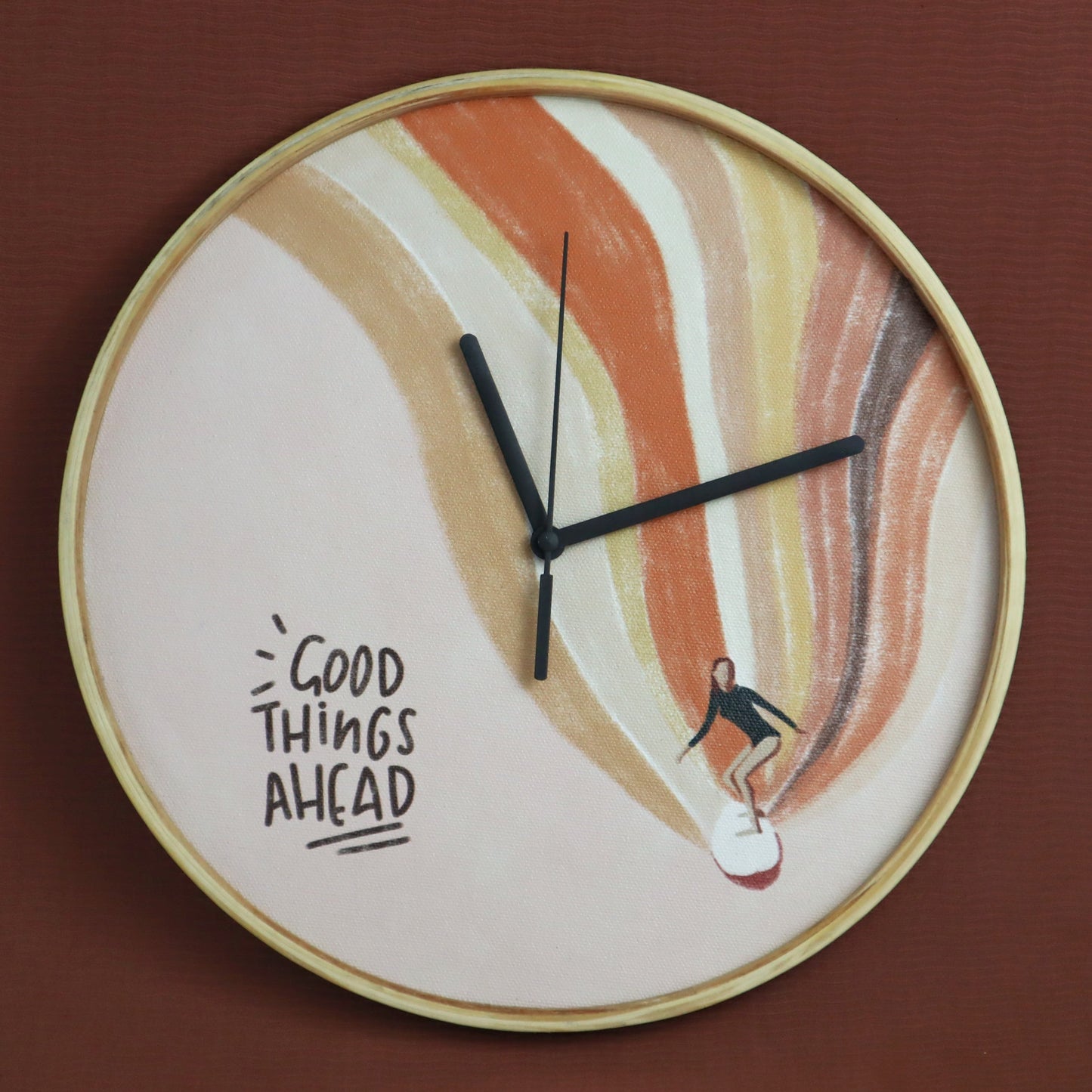 Good things ahead | Handcrafted Wall Clock