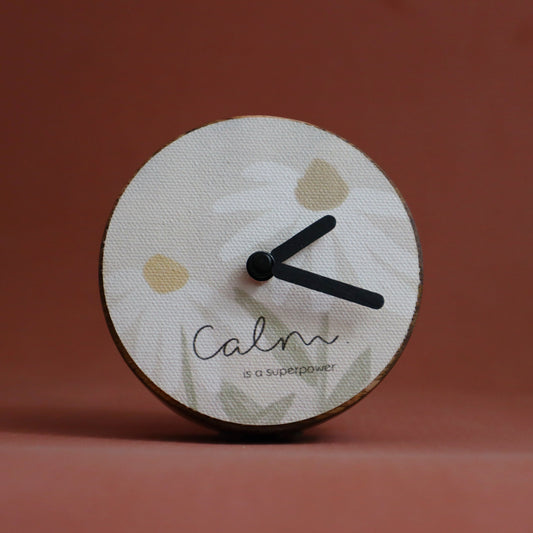Calm |  Handcrafted Desk Clock