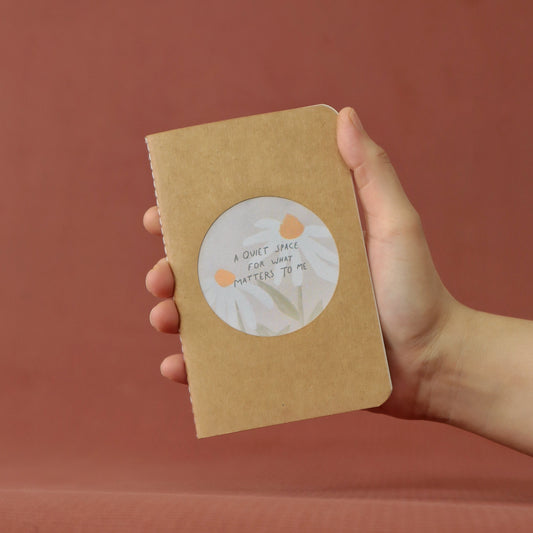 Quiet Space | Kraft Pocket Notebook
