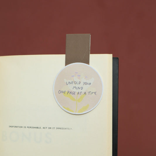 Unfold Your Mind | Magnetic Bookmark